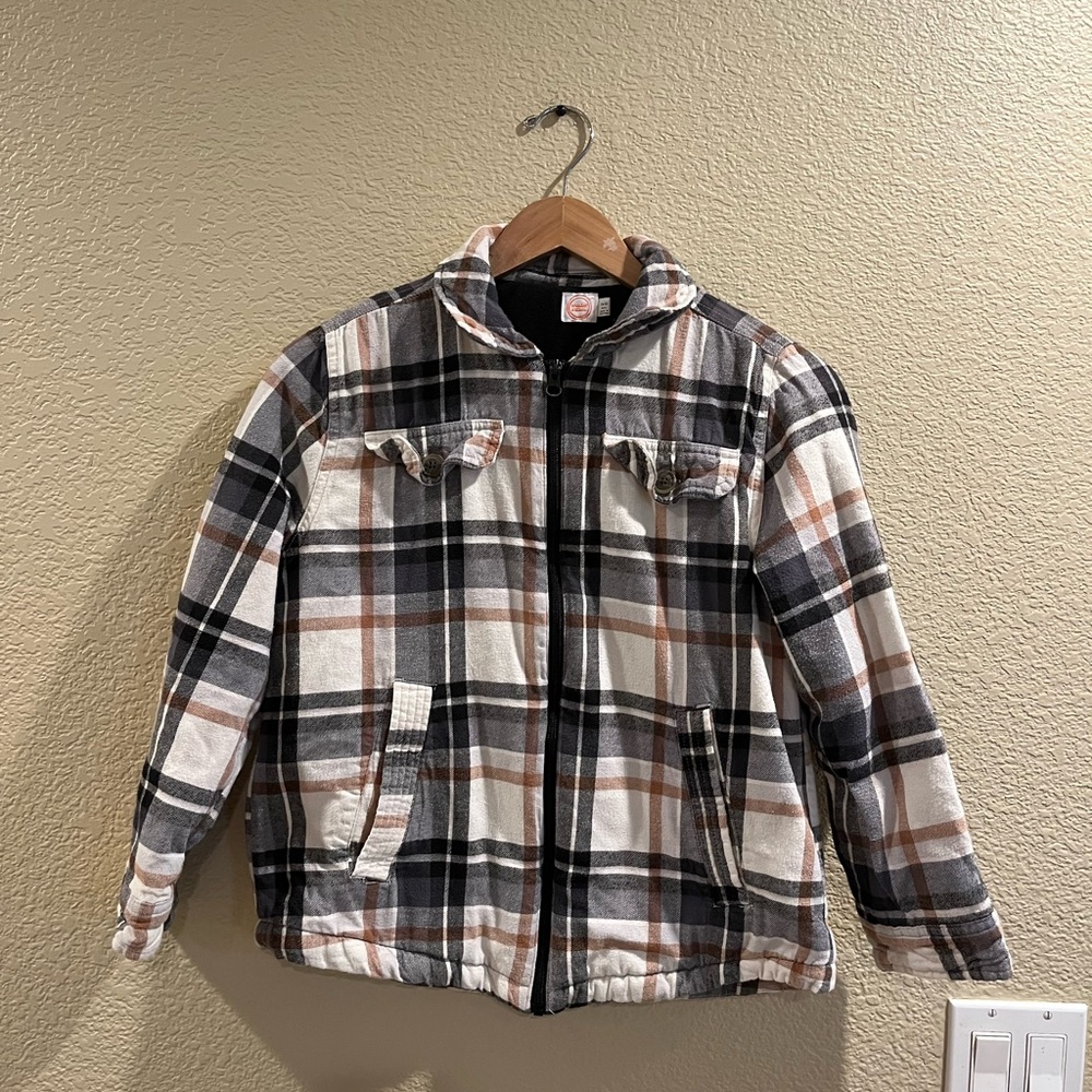 Wonder Nation Black and White Plaid Jacket
